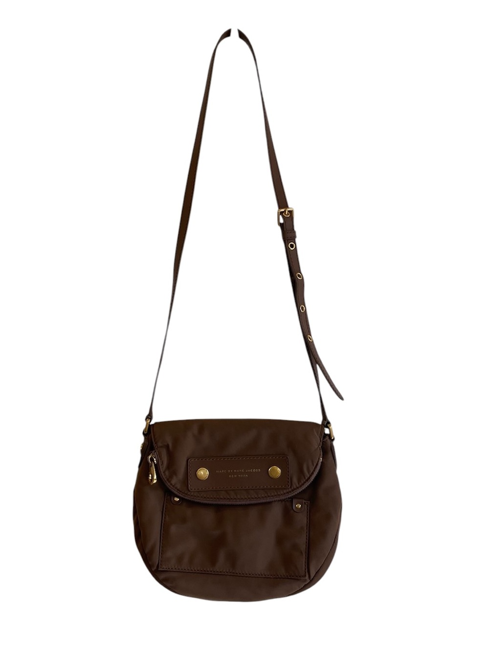 Marc by Marc Jacobs Brown Crossbody Bag with Adjustable Strap